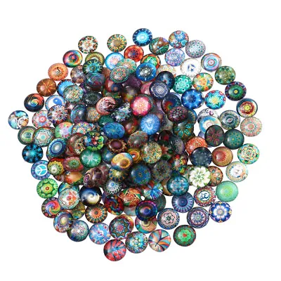 200pcs Glass Mosaic Tile Mosaic Supplies Round Mosaic- Tiles Earring • $15.39