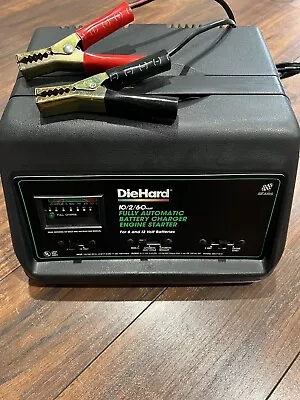 DieHard Fully Automatic Battery Charger Starter 12V & 6V 10/2/60 Amp 200.71310 • $99.99