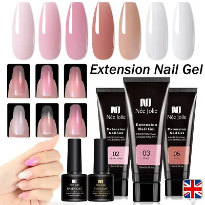 £4.99 • Buy Poly Gel For Nails Extension NEE JOLIE Builder Gel Manicure UV Polish Base Top