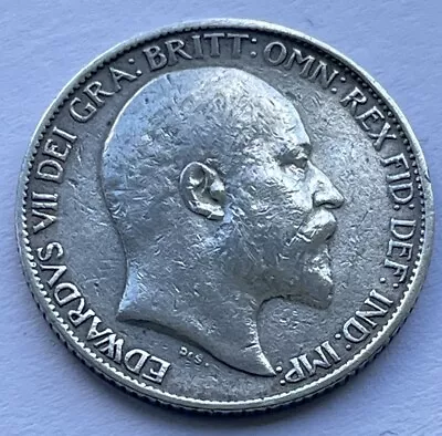 1909 Edward VII 0.925 Silver Sixpence 6d Coin • £15.50