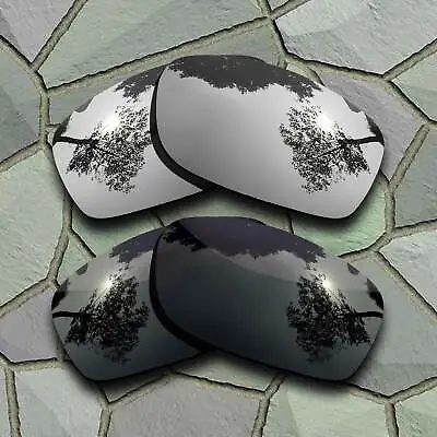 US Silver&Grey Black Polarized Lenses Replacement For-Oakley Fives Squared • $14.99