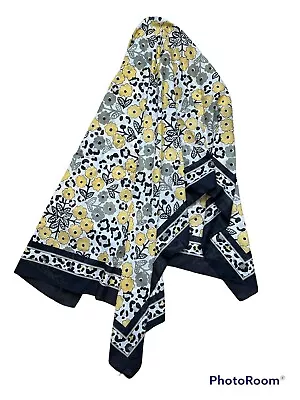 Vera Bradley  Go Wild  Sarong Wrap Scarf  74  × 44  Signed • $19.99