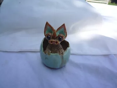 Vintage Studio Yare Pottery - Baby Dragon In Egg • £1.20