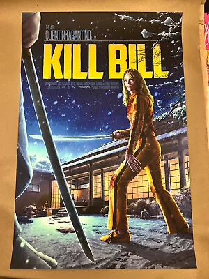 Mondo Artist Juan Saniose KILL BILL Vol. 1  Poster Art Print  Xx/40 Tarantino • $275