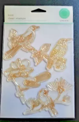 MARTHA STEWART CRAFTS Bird Clear Acrylic Stamps Birds On Branches Flower • $10