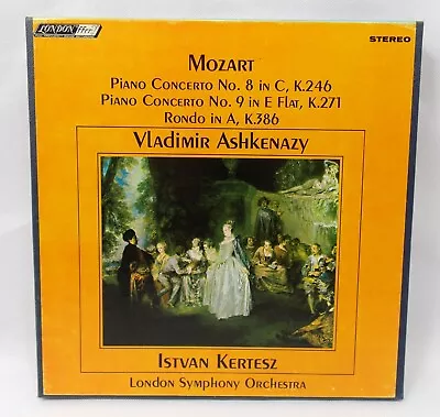 Mozart Concerto 8 & 9 Vladamir Ashkenazy ~ 7  Reel To Reel Tape - Tested VGC! • $24.95