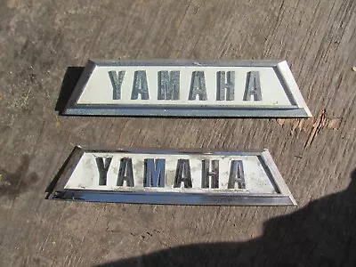 Vintage Yamaha Snowmobile 1969 SL 351 Side Hood Badges 802 • $25