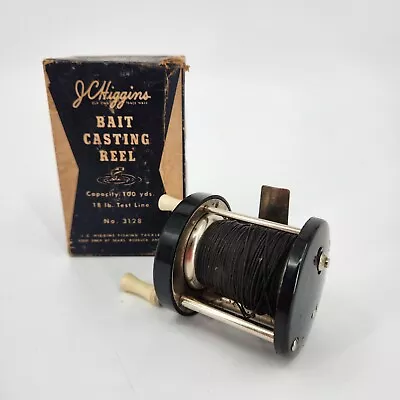 Vintage J.C. Higgins Bait Casting Reel Model No. 3128 • $19.99