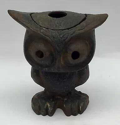 Vintage Cast Iron Japanese Owl Lantern/Incense Burner  • $199.99