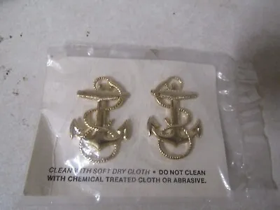 Military Insignia Set Of 2 United States Navy Officer Candidate Anchor Pins • $9.99
