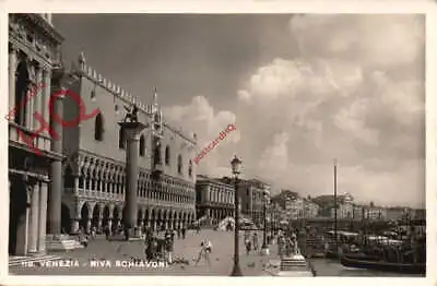 Picture Postcard:-Venice Venezia Riva Schiavoni • £3.49