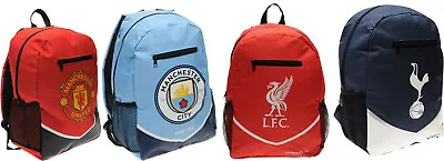 Football Backpack Bags Man United Liverpool FC Man City Tottenham • £19.99