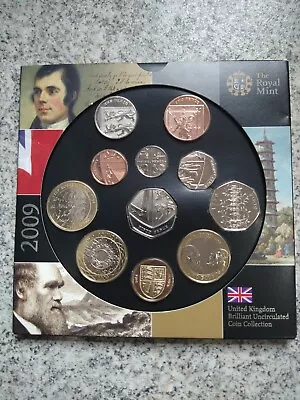 2009 Royal Mint UK Brilliant Uncirculated Coin Set With Kew Gardens 50p • £400