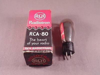 $10.50 • Buy 1 UX280 RCA RADIOTRON 80 Type Globe Antique Radio HiFi Amp Vacuum Tube NOS
