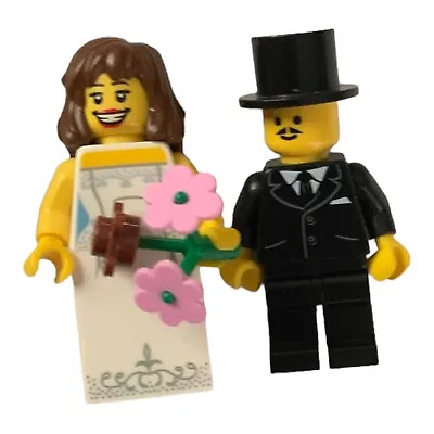 £16.53 • Buy Lego Bride And Groom Wedding Cake Topper City Town Decorations Mini Figures