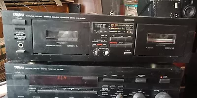 YAMAHA KX-W282 Natural Sound Stereo Double Cassette Deck • $220