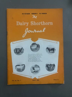 £8 • Buy The Dairy Shorthorn Cows Journal
