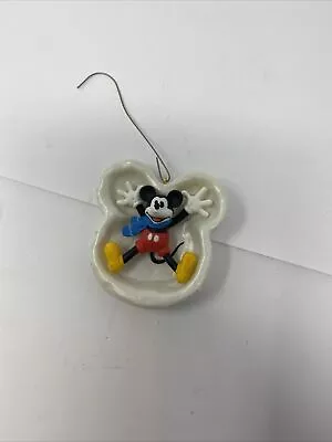 1997 Mickey Mouse Disney Christmas Ornament Mickey's Snow Angel NO BOX • $3.99