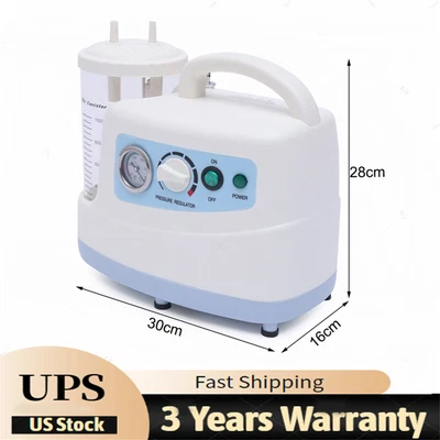 $164.35 • Buy Suction Machine Emergency Medical Portable Aspirator Vacuum Phlegm Unit Mucus