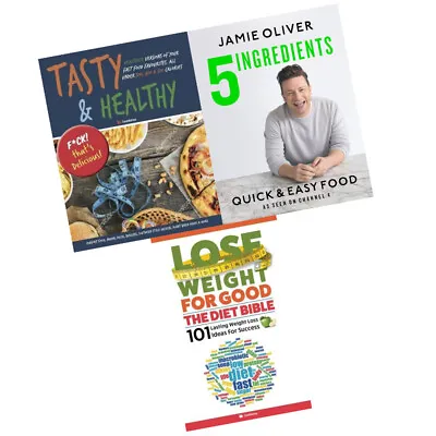 $43.75 • Buy Jamie Oliver Quick & Easy Food 5 Ingredients Coock Recipes 3 Books Collection 
