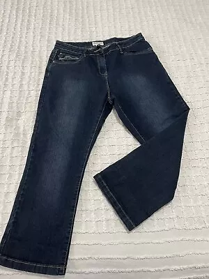 Women Jeans Size 12 Queens Park Blue Jeans Ladies Sparkly Back Pockets • $41.96