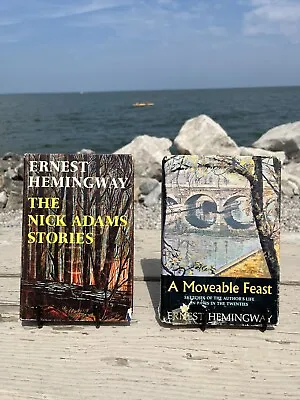 Ernest Hemingway / THE NICK ADAMS STORIES And A MOVEABLE FEAST 1st Editions • $75