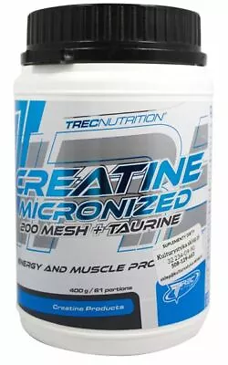 Trec Nutrition Creatine Micronized 200 Mesh + Taurine 400g Boost Energy & Muscle • $44.65