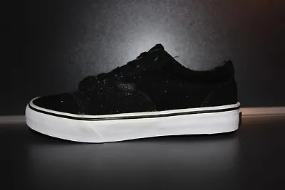 Vans Kress Youth Skate Suede Black/Pewter Shoes Size UK 2.5 EUR 34.5 21.5cm • £34.97