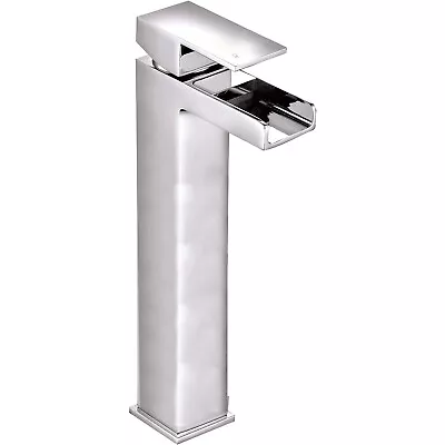 Tall Chrome Mono Basin Mixer Tap - Quadra BeBa_26713 • £35.92