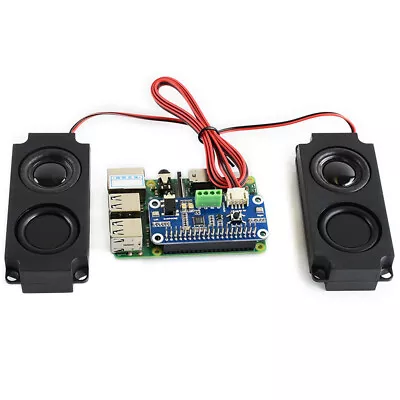 3.5MM Audio Sound Card HAT Speaker Kit For Raspberry Pi Zero 2 W WH A 3 B Plus 4 • $41.19