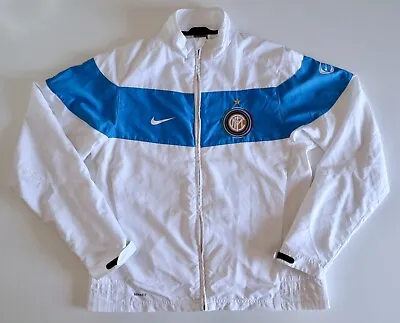 $57.50 • Buy INTER MILAN 2009/10 NIKE Training Football Jacket L Mens Full Zip Track Top