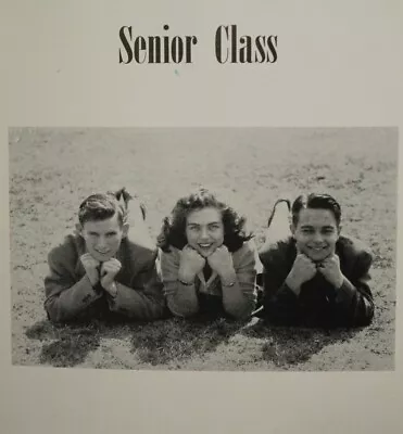 Vintage Yearbook William Byrd High School Vinton Virginia The Black Swan 1943 • $45