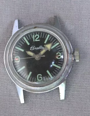 Vintage Bradley Broad Arrow Dive Windup Wind Up Watch • $32