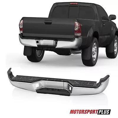 Chrome Steel Rear Bumper Assembly For 2005-2015 Toyota Tacoma  W/o Radar Hole • $172.89