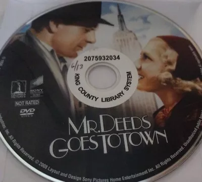 Mr. Deeds Goes To Town (DVD Disc Only 1936) • $5.20