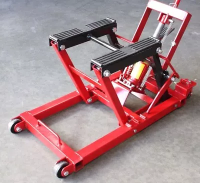 1500lbs Motorcycle ATV Hydraulic Scissor Lift Jack Stand Dirt Street Bike Hoist • $134.99