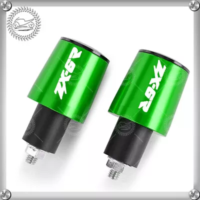 For KAWASAKI NINJA ZX6R Handlebar Bar Ends Hand Grips End Caps NEW • $12.21