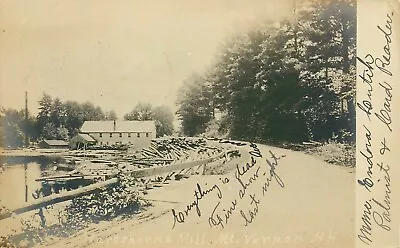 Hartshorns Mill Rppc Mt Vernon New Hampshire Vintage Postcard • $15