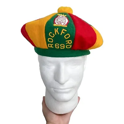 VTG Rockford 1969 Shriners Royal Order Of Jesters Beret Hat -- Size 7 Rasta • $19.99