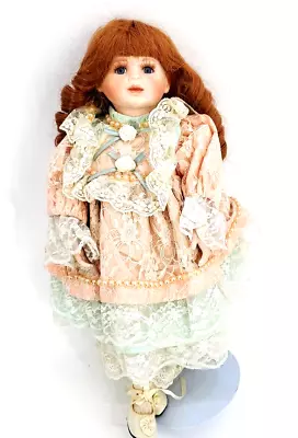 Maryse Nicole Limited Edition #20256 Bisque Doll Lace Dress Red Hair Blue Eye #3 • $57