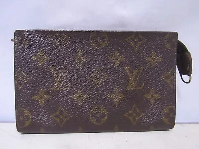 LOUIS VUITTON Monogram Poche Toilette Pouch Vintage LV • $129