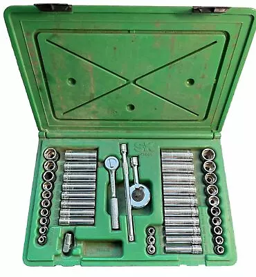 Vintage S K Tools  1/4  Drive SAE/Metric Standard/Deep Socket Set USA • $200