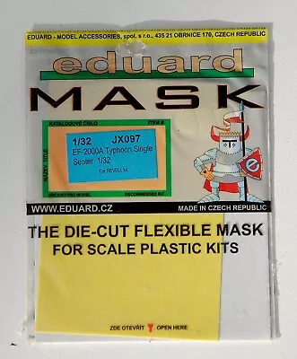 Eduard JX097 1/32 EF-2000A Typhoon Kit Die Cut Flexible Mask For Revell Kit • £8.50