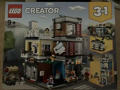LEGO Creator: Townhouse Pet Shop & Café (31097) Hard To Find - NEW & Sealed • $189.99