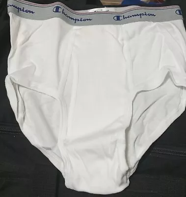 Vintage Champion Brief Size 34 White With Gray Waistband. Brand New • $68