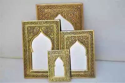 Gold Wall Mirror Decor Handmade Moroccan Mirror Nursery Decor Wall Decor • $62