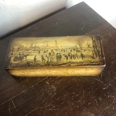 Vintage MOTTAHEDEH Design Wooden Stamp Box Made In Italy • $50