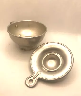 Aluminum Kitchen Jar Funnel & Egg Separator Vintage Farmhouse Decoration • $6