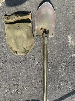 Vtg AMES U.S. Army 1967 Vietnam War Era Folding Shovel & Pick Trench Tool W/Case • $349.99