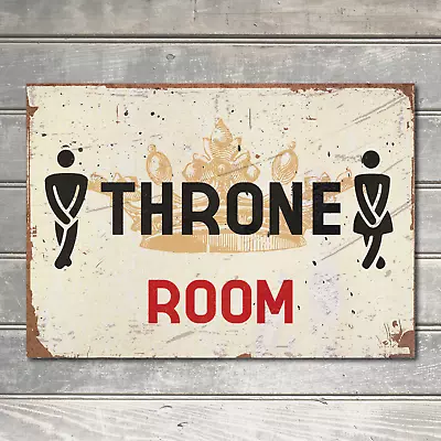 Throne Room Hanging Sign Indoor/Outdoor Wall Decor Metal Plaque • £4.70